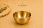 ALBA DORADA / Juego de 3 Bowls Dorados PREMIUM