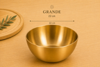 ALBA DORADA / Juego de 3 Bowls Dorados PREMIUM